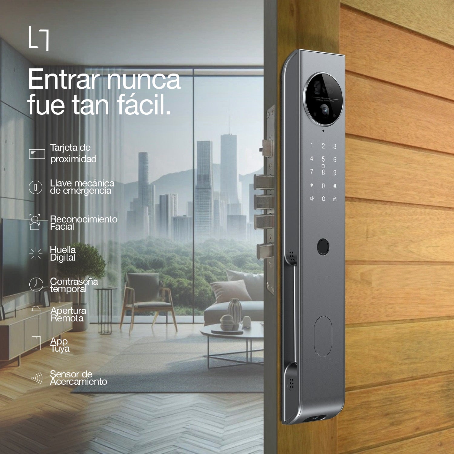 Cerradura Inteligente Lenovo X6F WiFi
