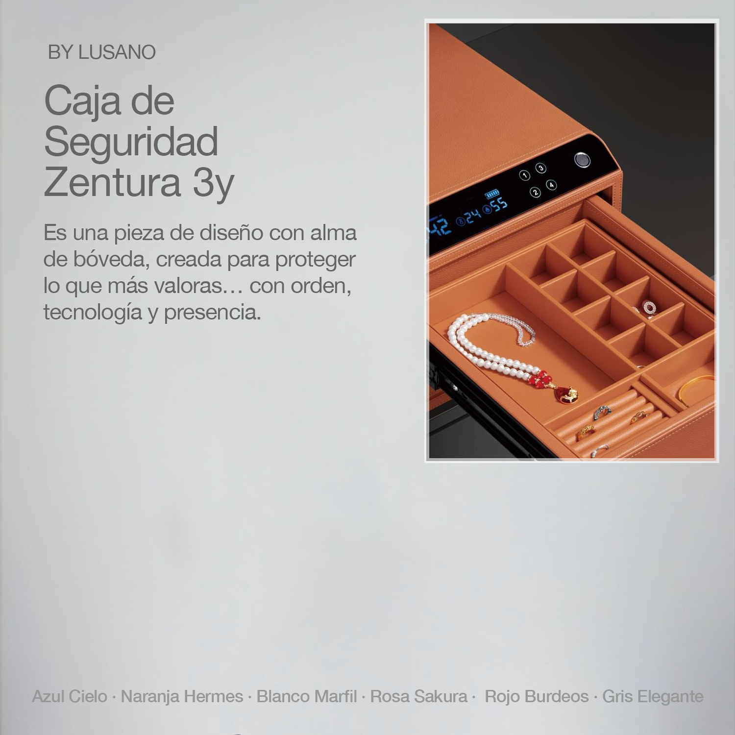 Caja de seguridad digital Lusano Zentura 3Y