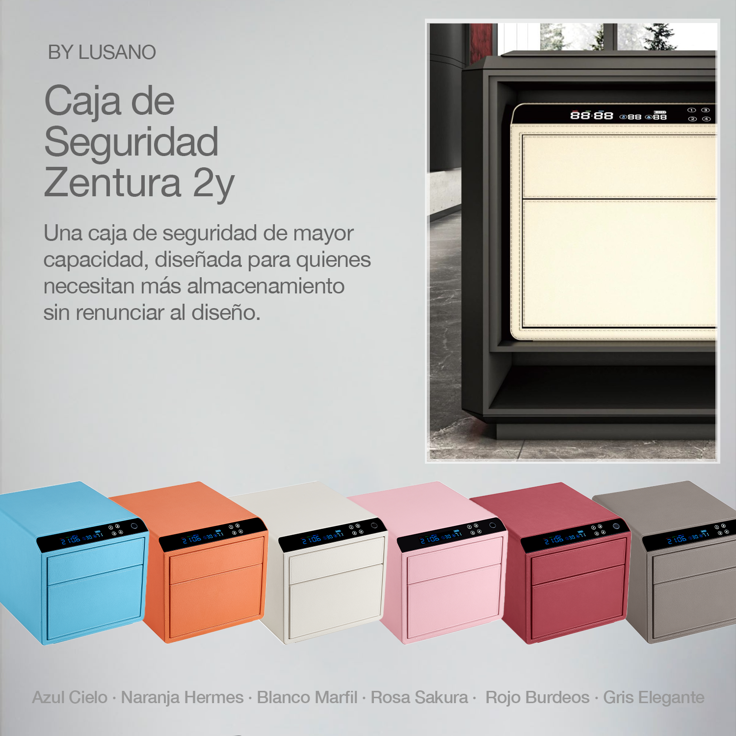 Caja de seguridad digital Lusano Zentura 2Y
