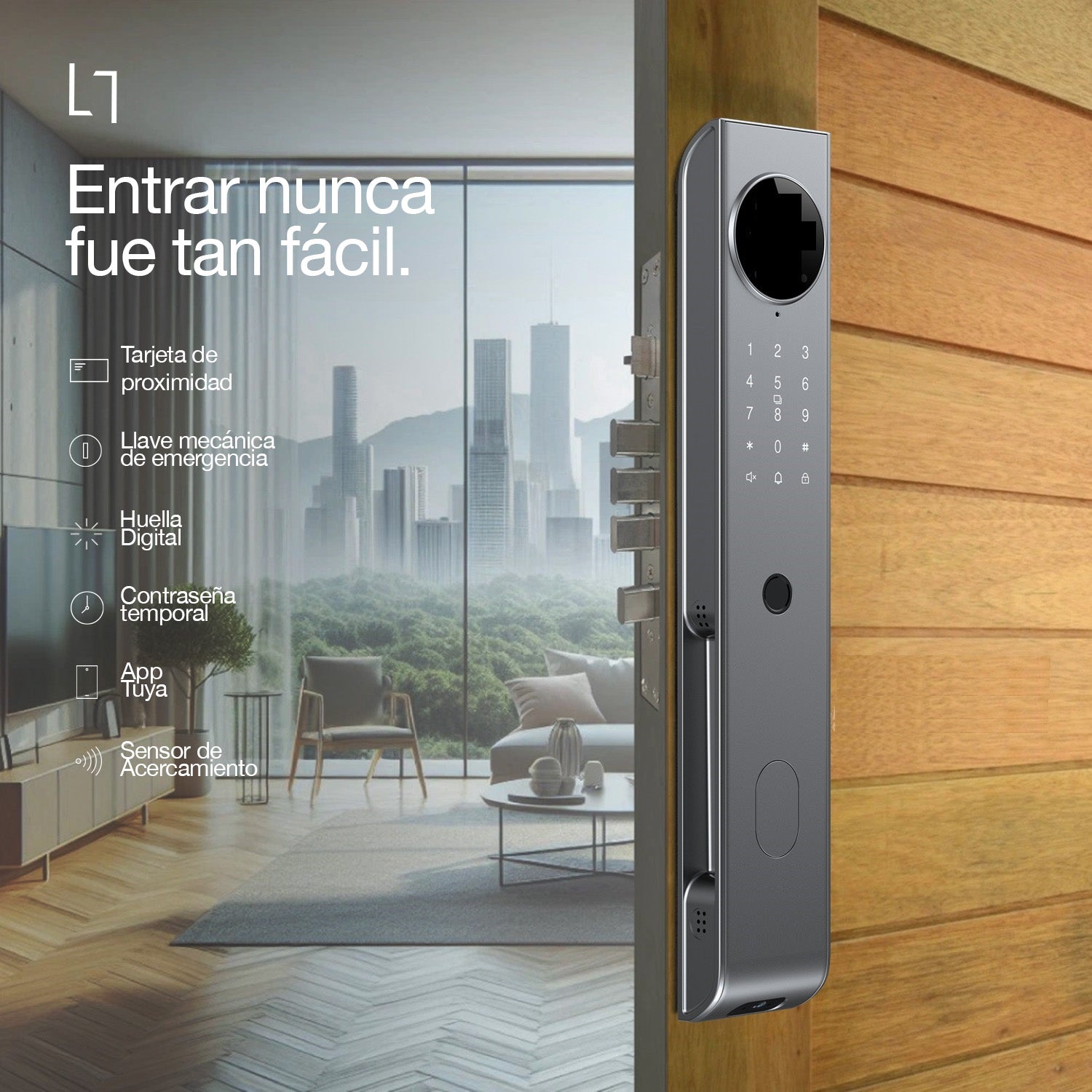 Cerradura Inteligente Lenovo X6YE WiFi