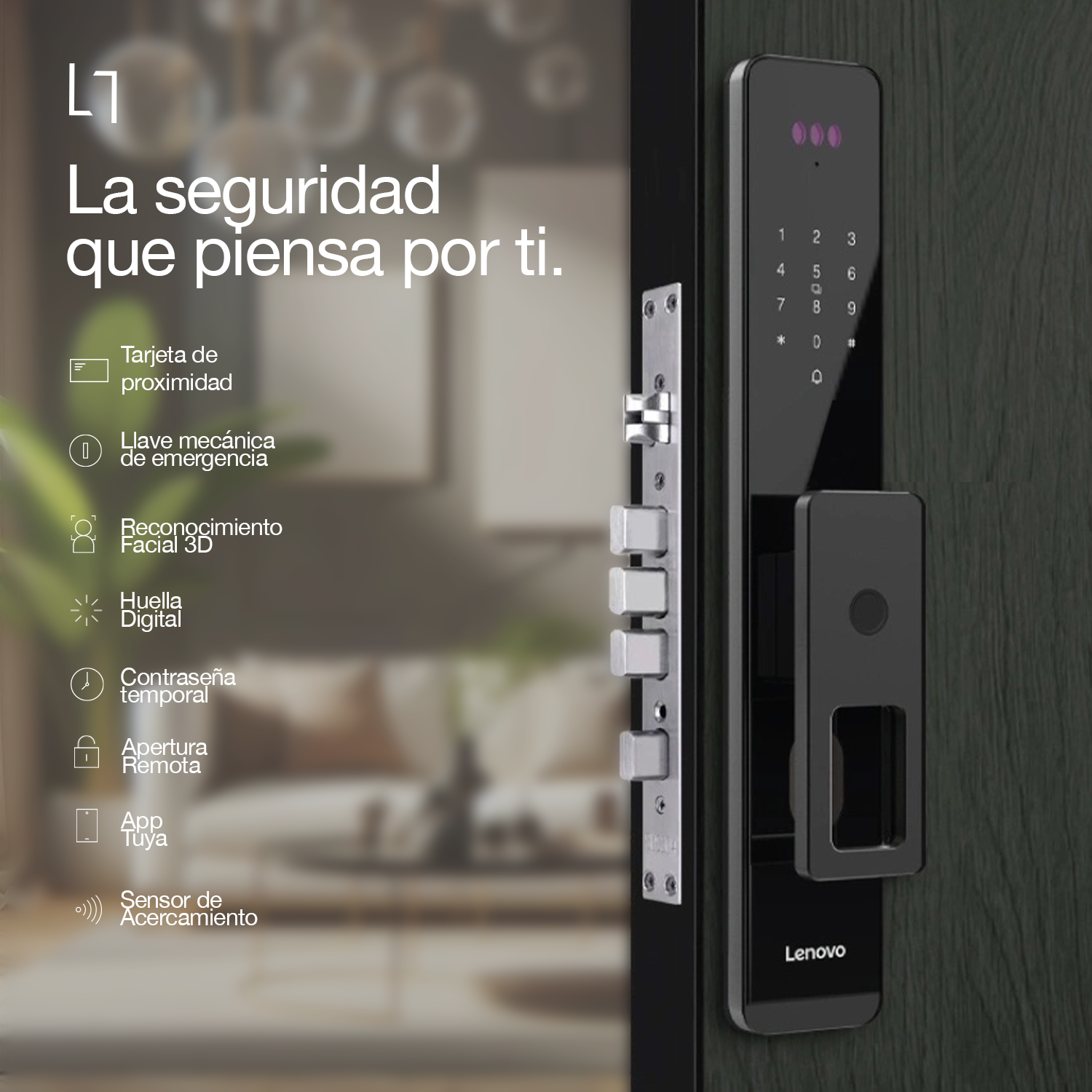 Cerradura Inteligente Lenovo A10 WiFi