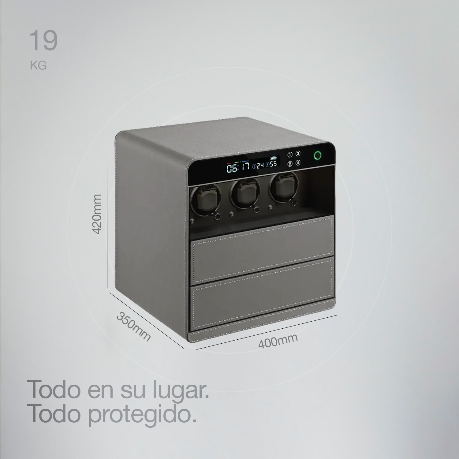 Caja Fuerte Digital Lusano Horus3 con Huella y WiFi