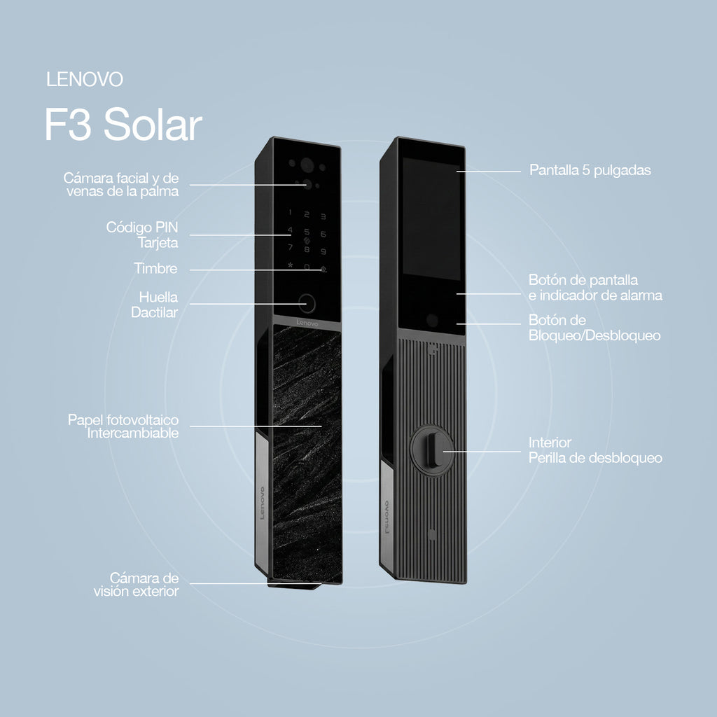 Cerradura Inteligente Lenovo F3 Ultra