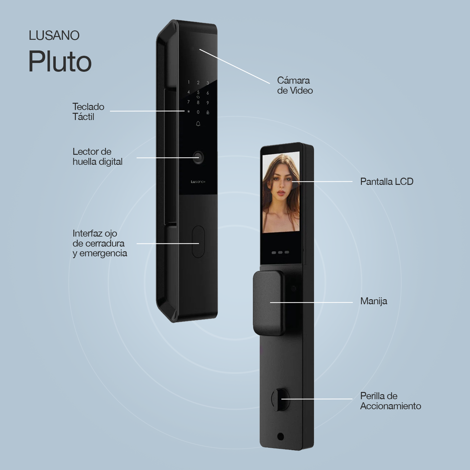 Cerradura Inteligente Lusano Pluto WiFi