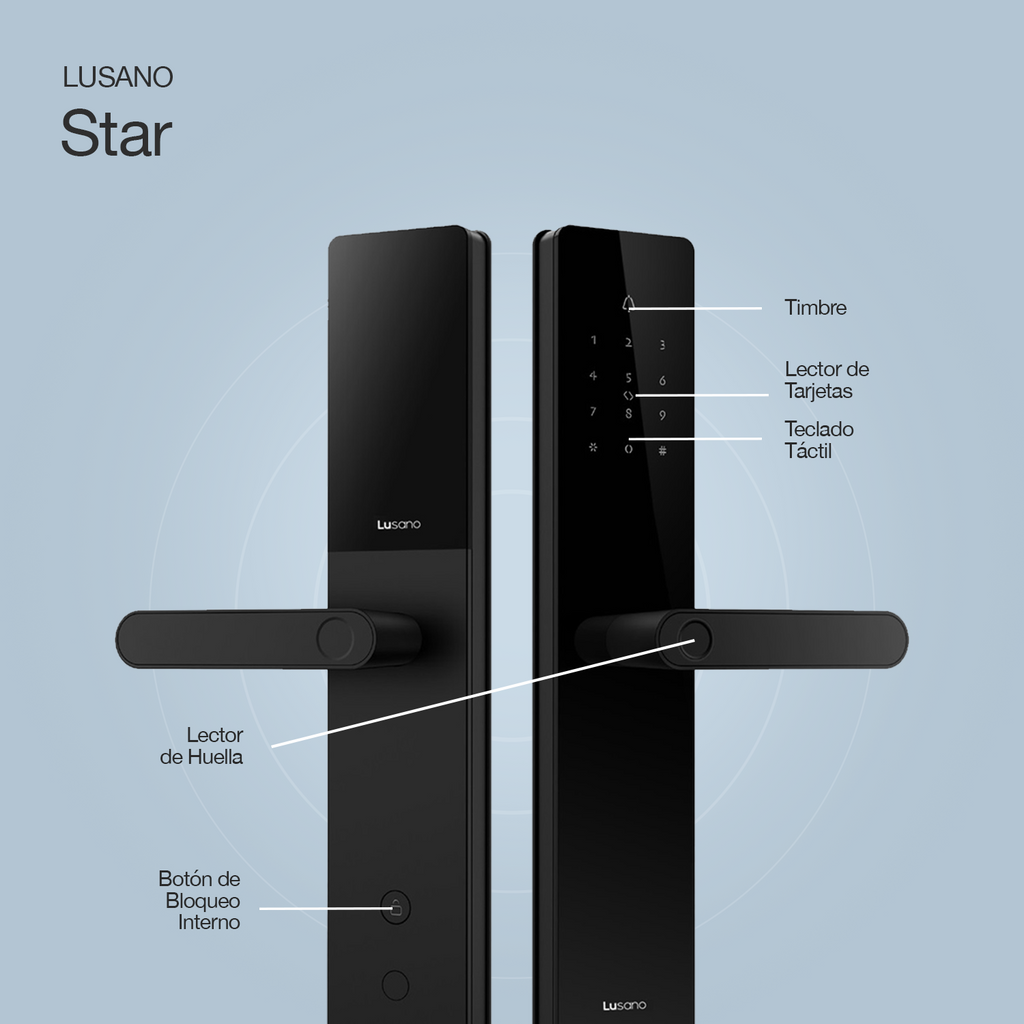 Cerradura Inteligente Lusano STAR