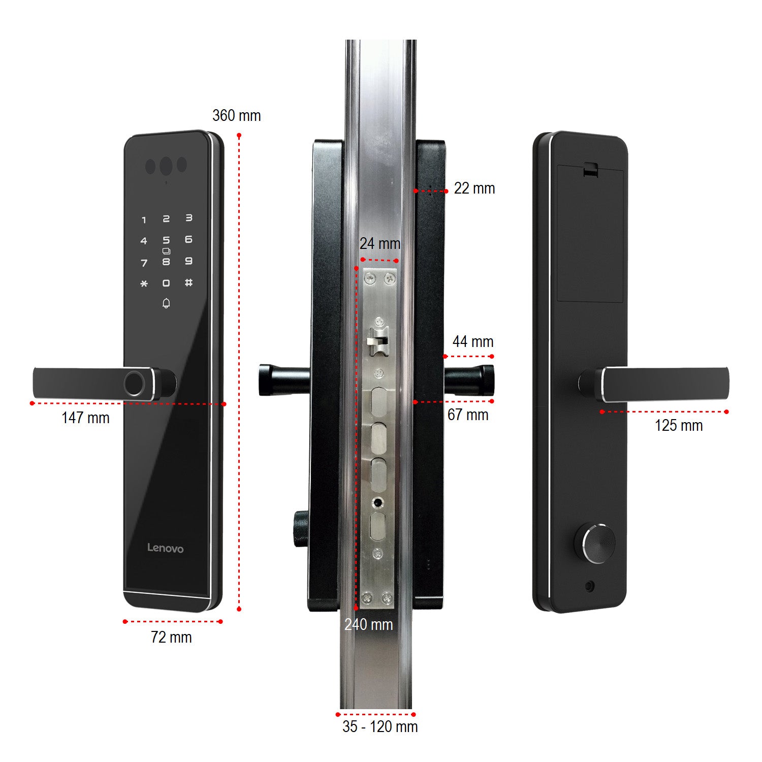 Cerradura Inteligente Lenovo E6 WiFi