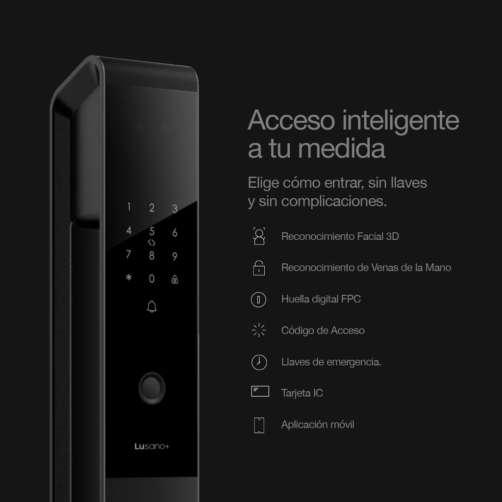Cerradura Inteligente Lusano Pluto