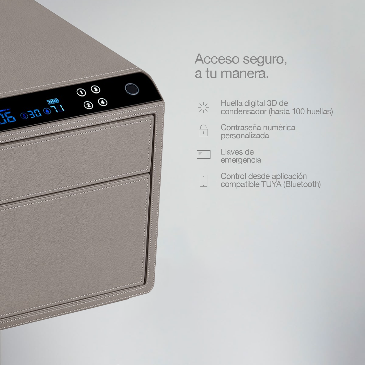 Caja de seguridad digital Lusano Zentura 3Y