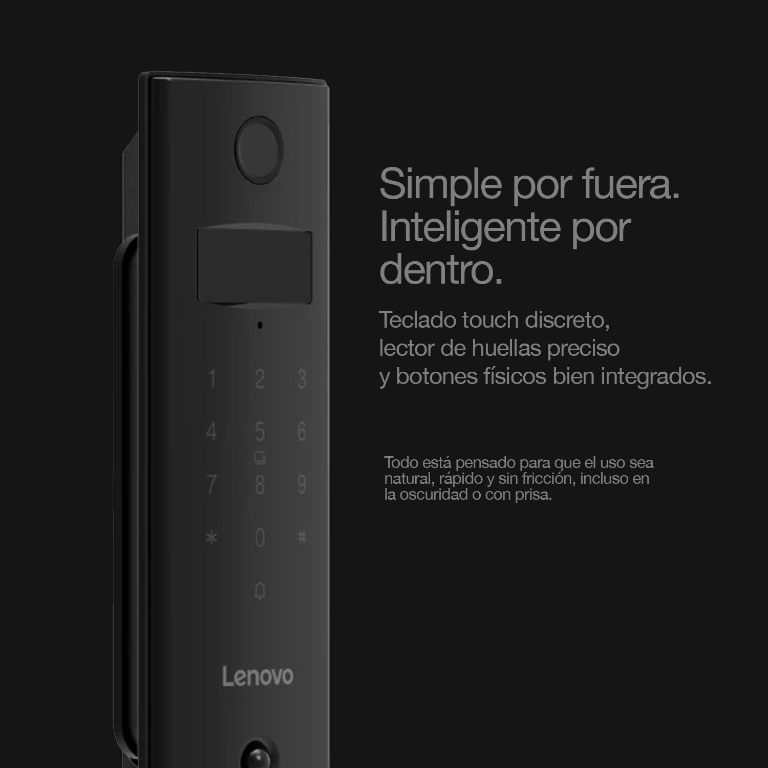 Cerradura Inteligente Lenovo U2 WiFi