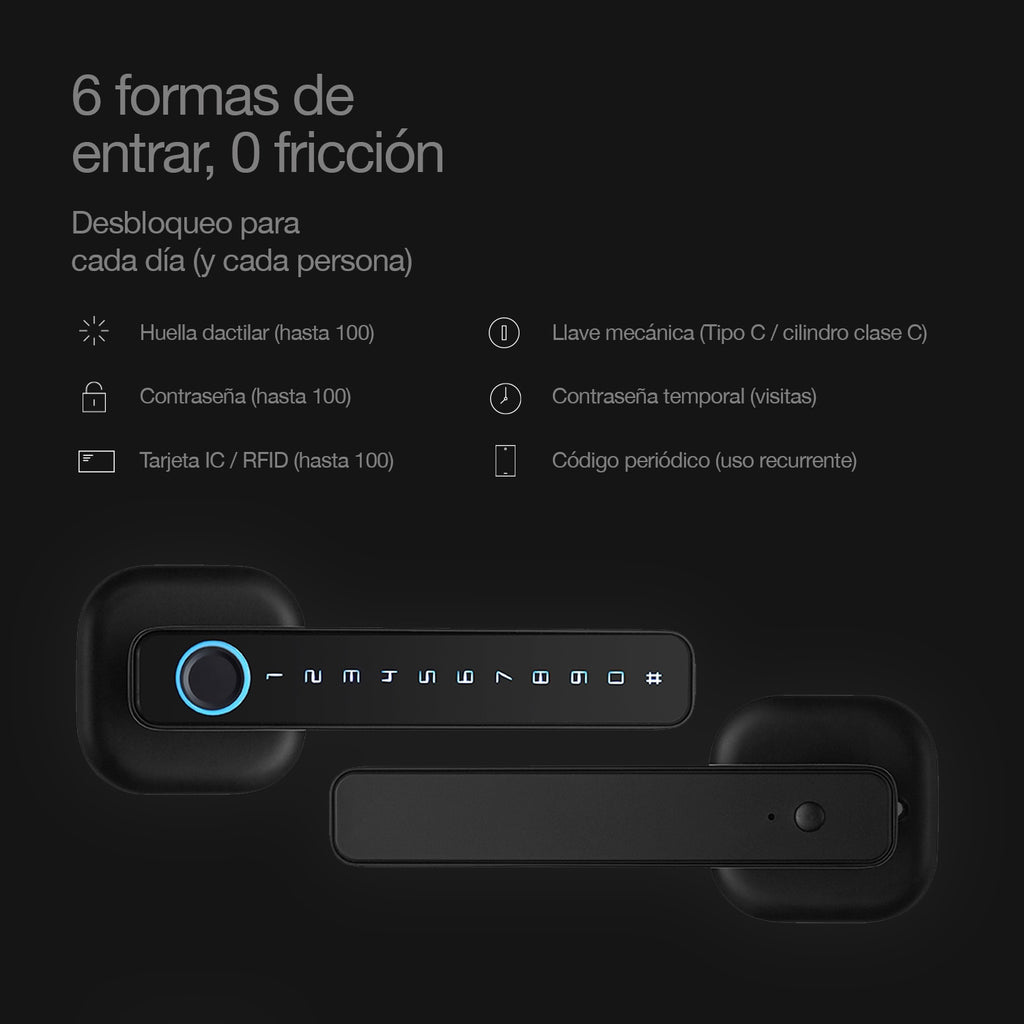 Cerradura Inteligente Lusano Manija