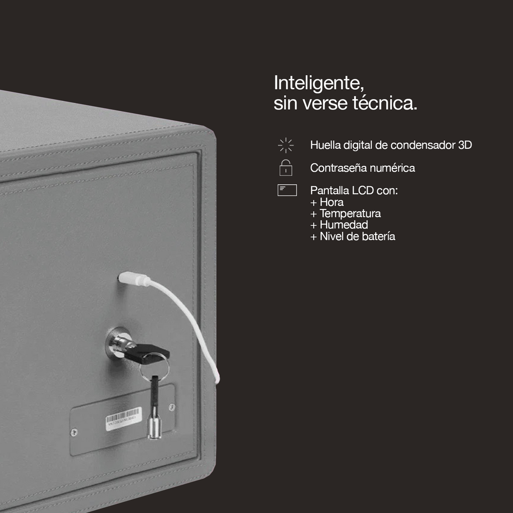 Caja de seguridad digital Lusano Zentura 2