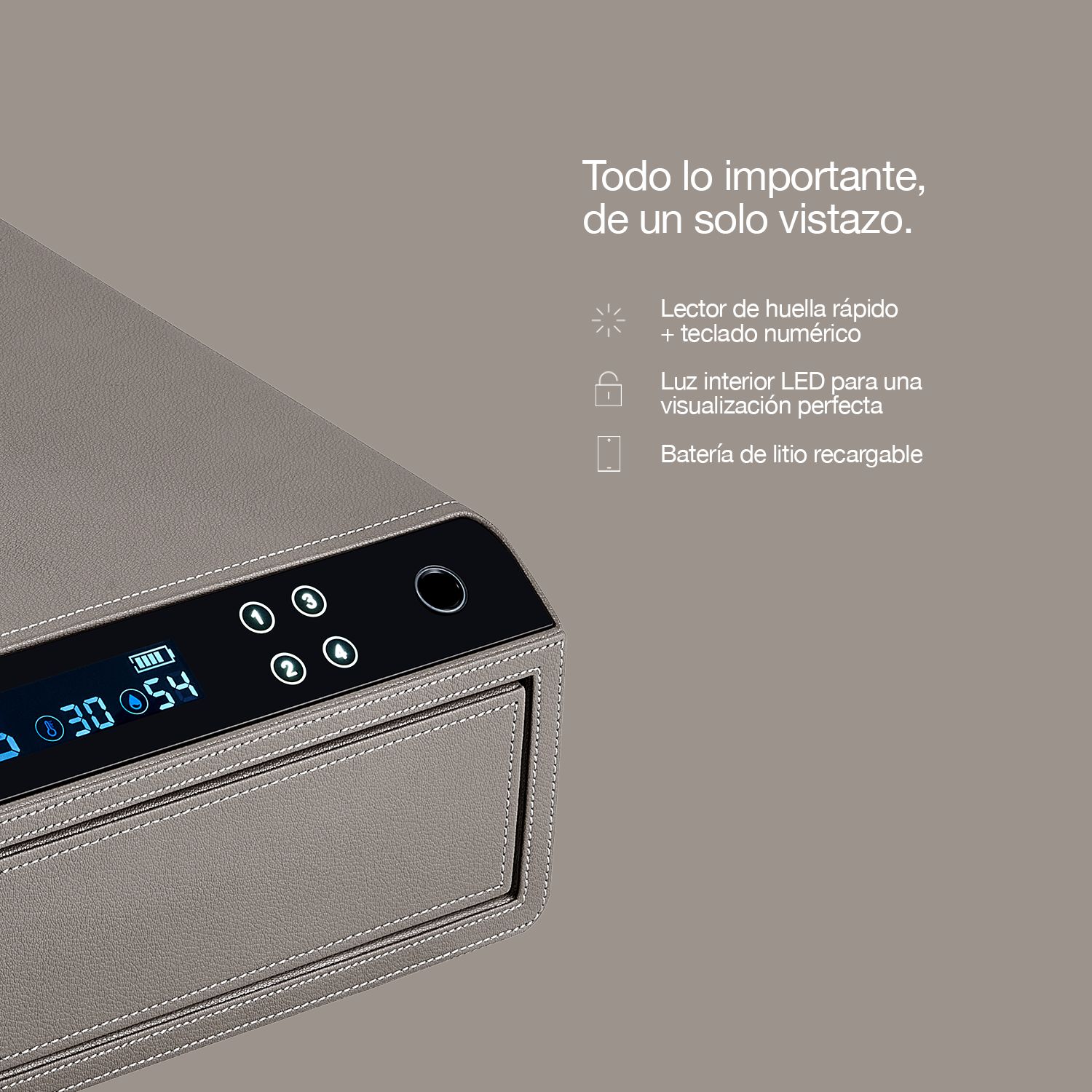 Caja de seguridad digital Lusano Zentura 1