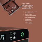 Caja Fuerte Digital Lusano Horus12 con Huella y WiFi