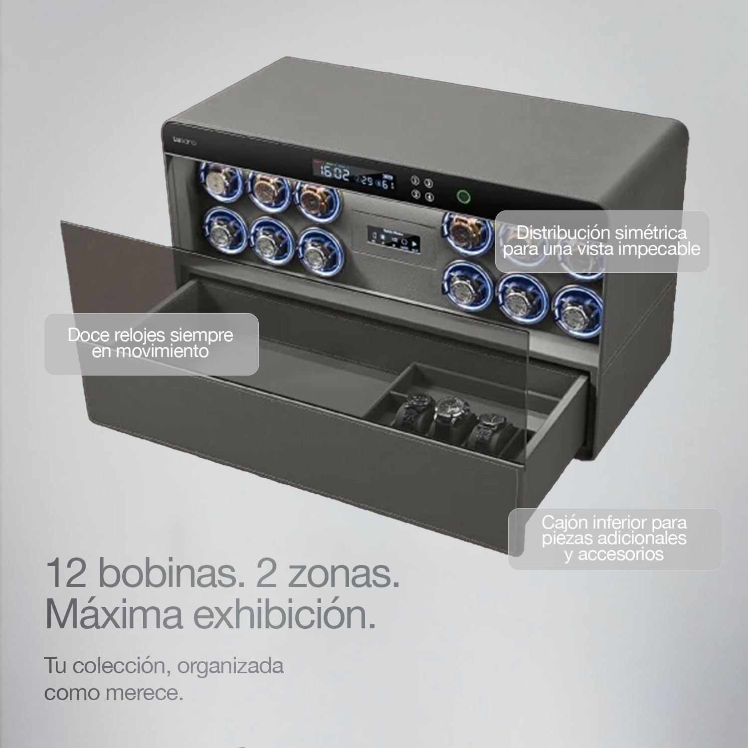 Caja Fuerte Digital Lusano Horus12 con Huella y WiFi