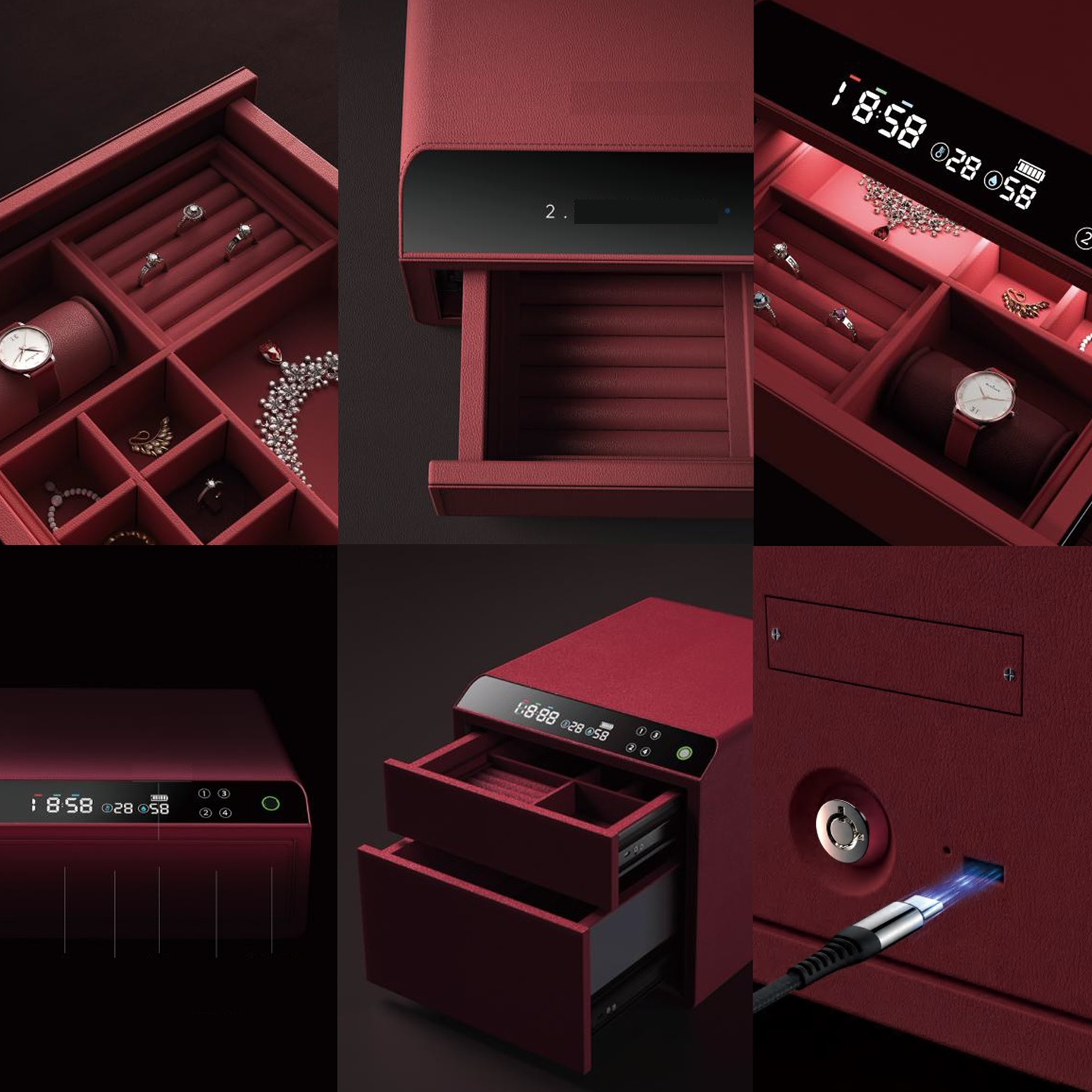 Caja de seguridad digital Lusano Zentura 2Y