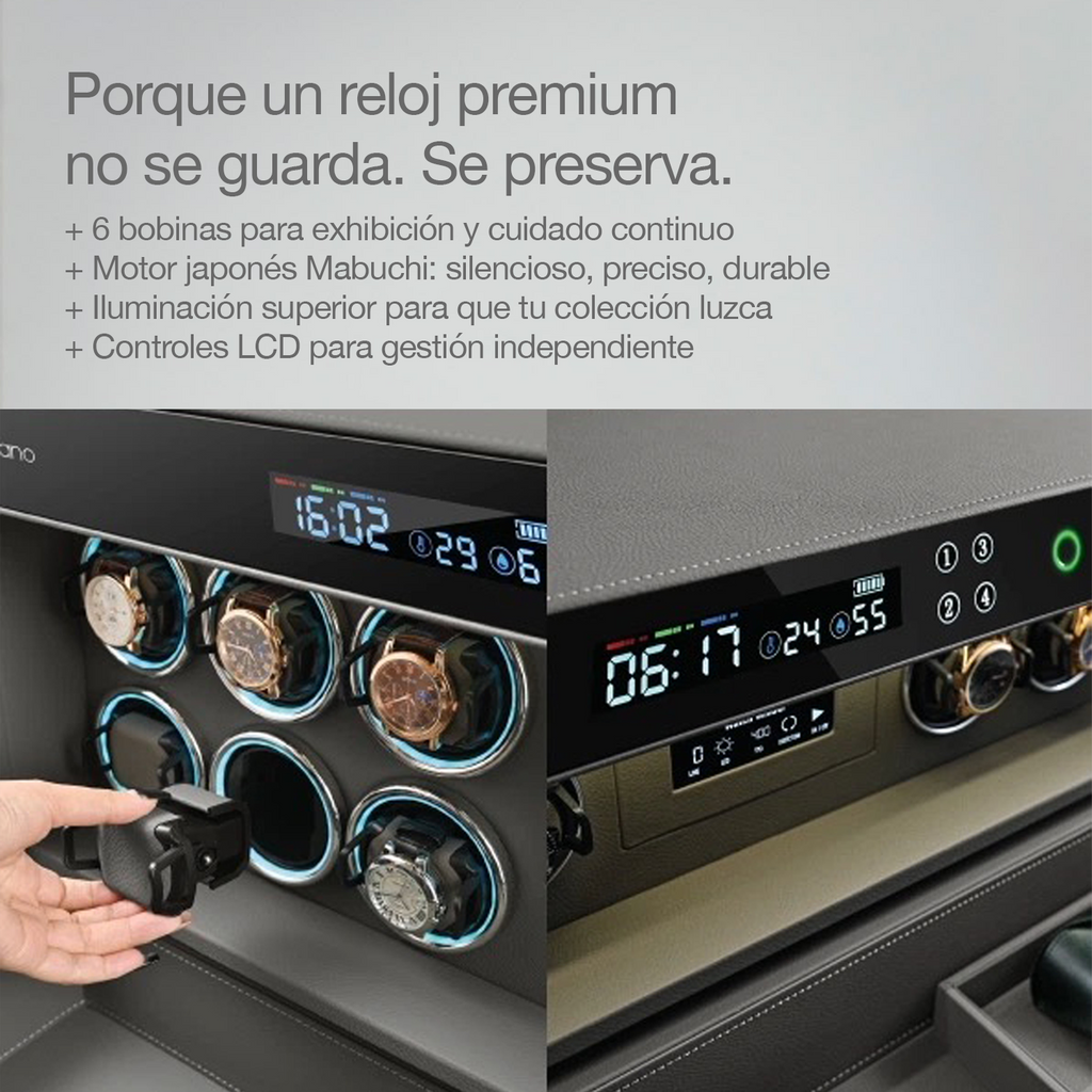 Caja Fuerte Digital Lusano Horus6 con Huella y WiFi