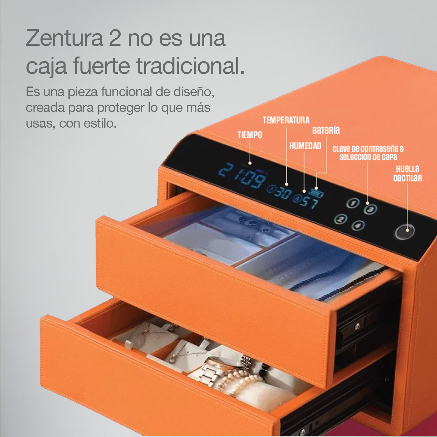Caja de seguridad digital Lusano Zentura 2