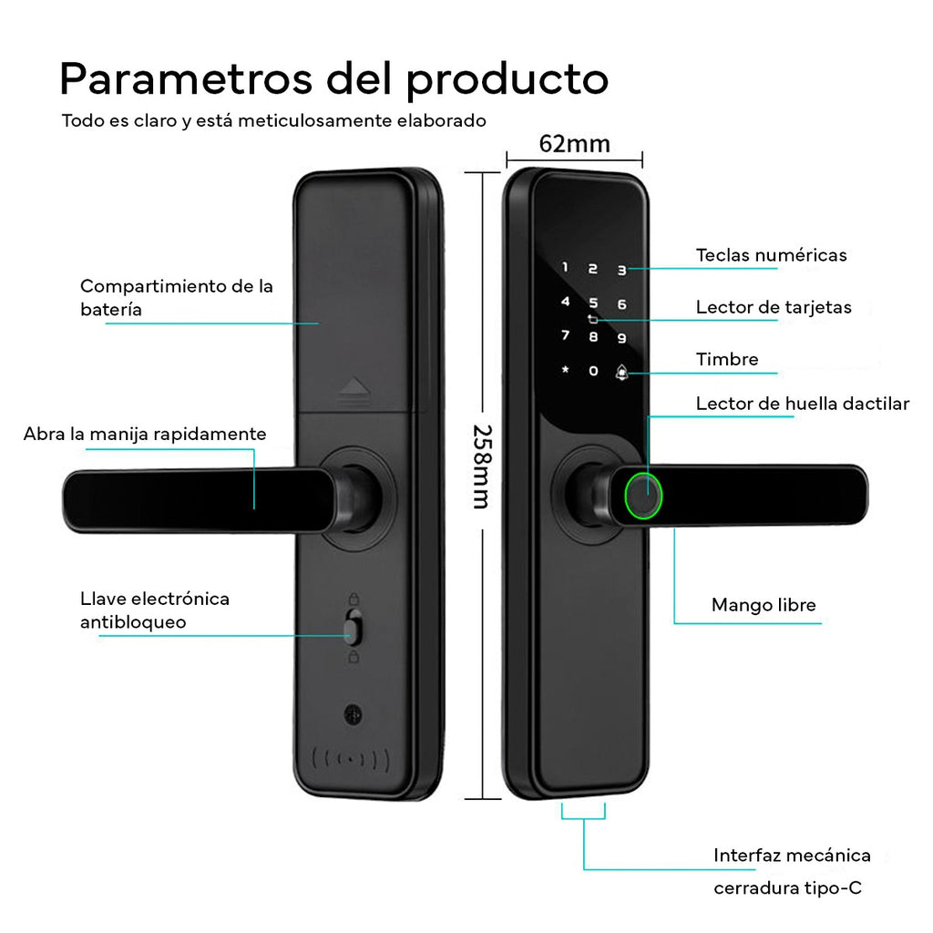 Cerradura Inteligente Bestlocks BL60