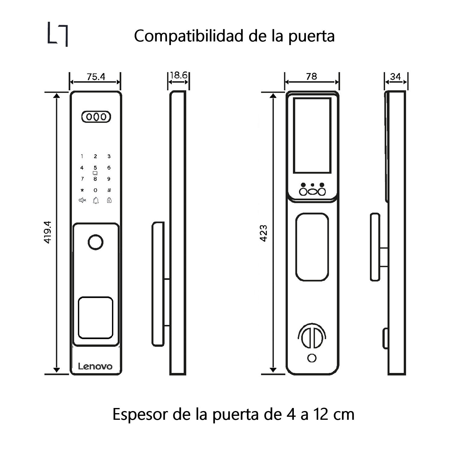 Cerradura Inteligente Lenovo A10