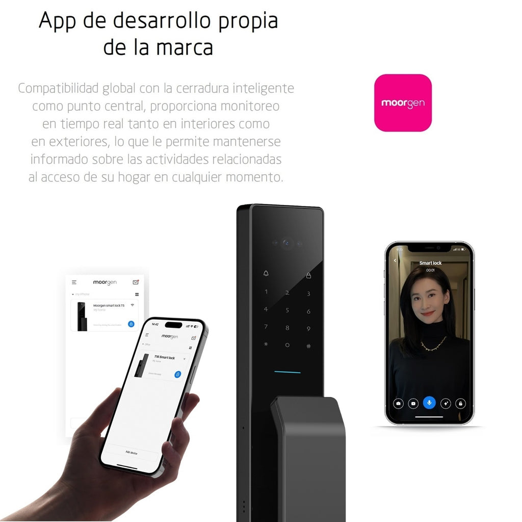 Cerradura Inteligente Moorgen T9 WiFi