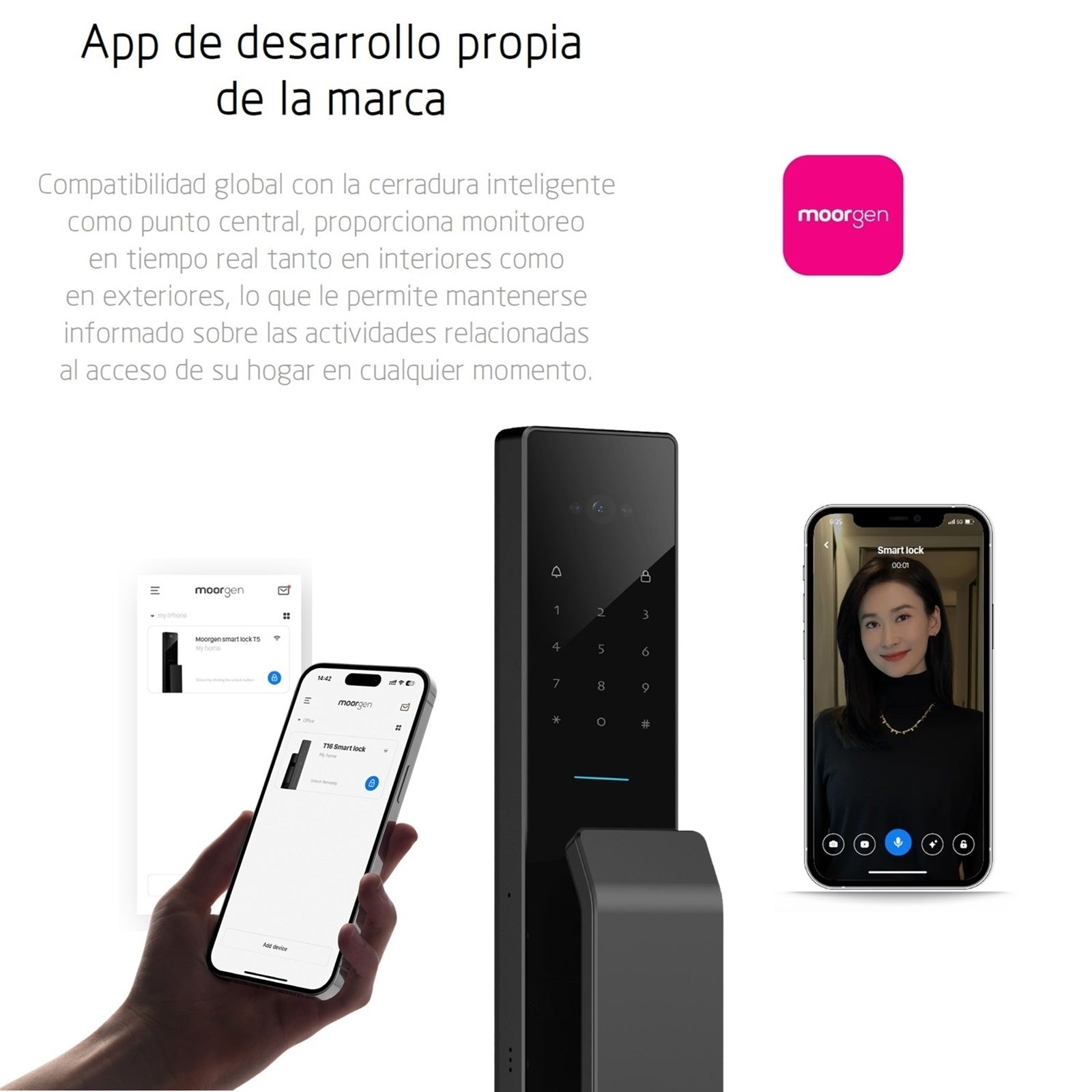 Cerradura Inteligente Moorgen T9 WiFi