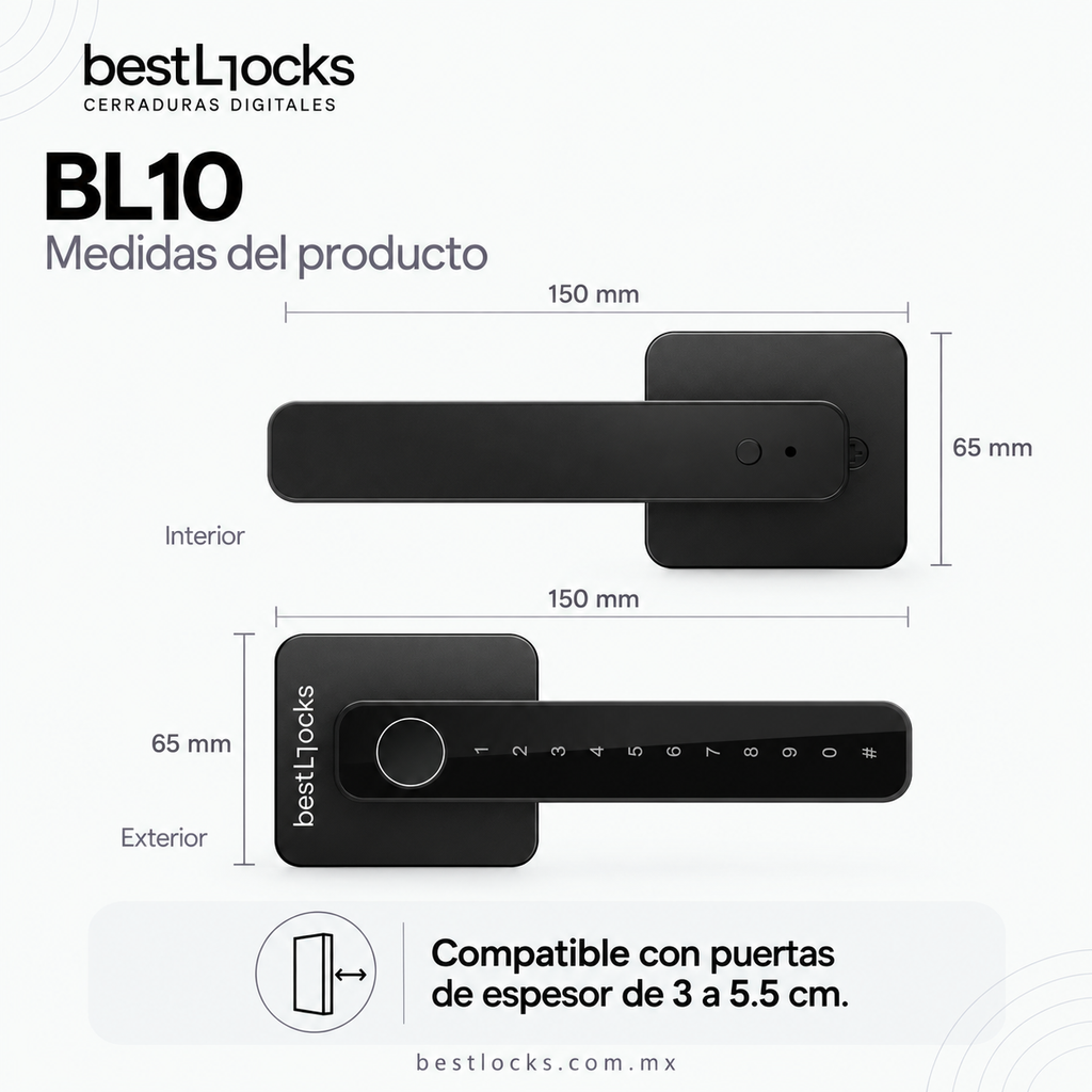 Cerradura Inteligente Bestlocks BL10