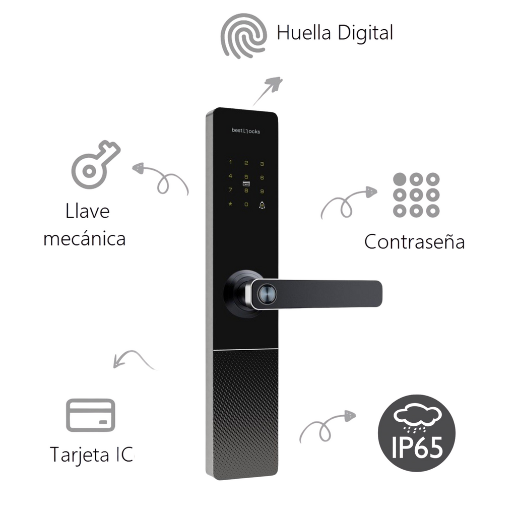 Cerradura Inteligente Bestlocks BL70W IP68