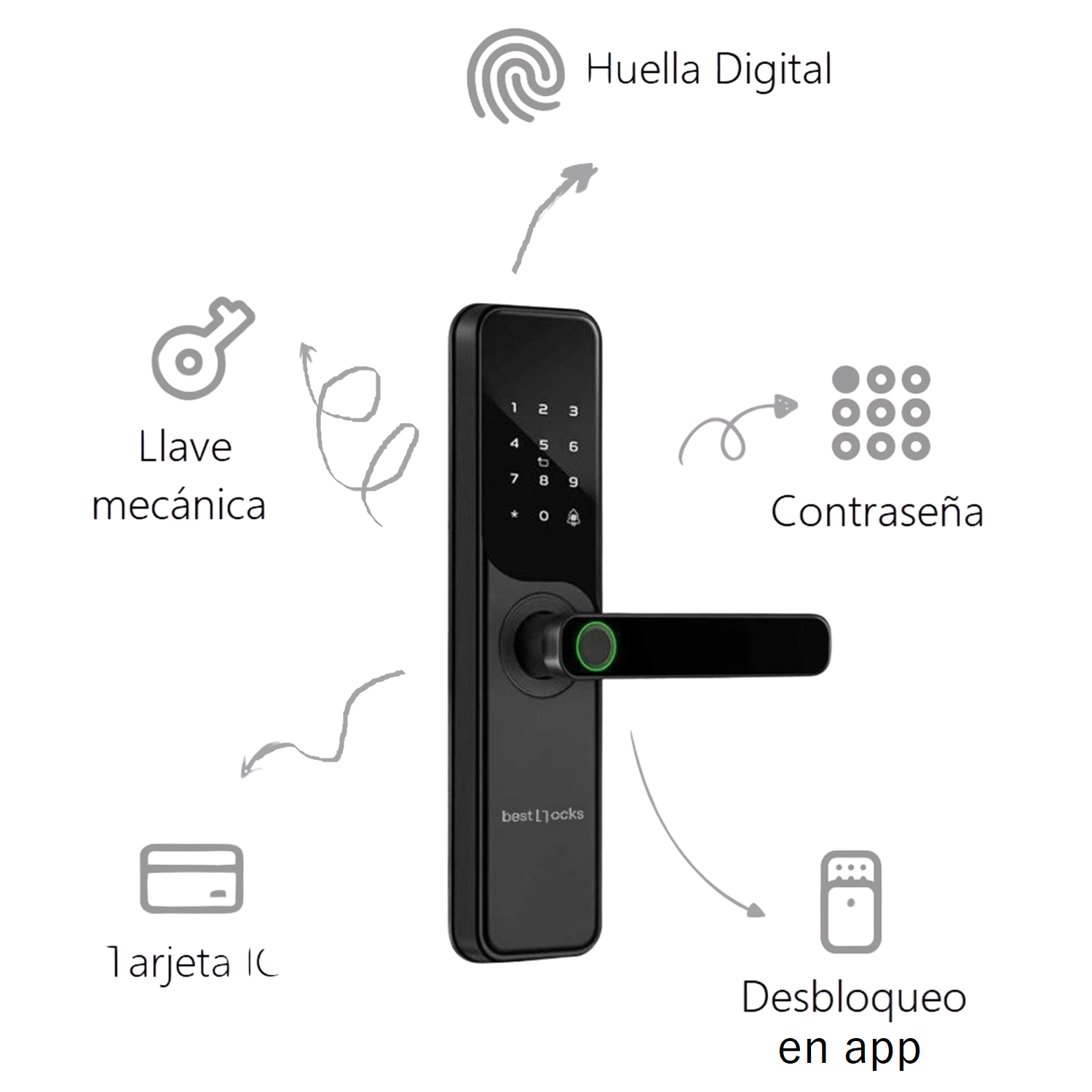 Cerradura Inteligente Bestlocks BL60