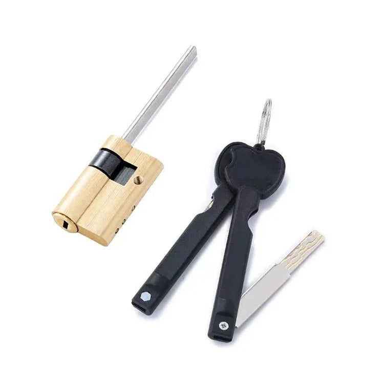 Kit de cilindro tipo C y 2 llaves para cerradura inteligente Lenovo