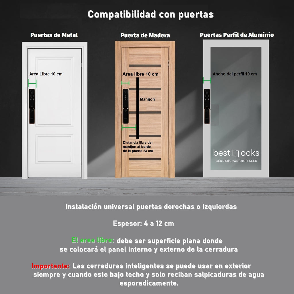 Cerradura Inteligente Moorgen T9 WiFi