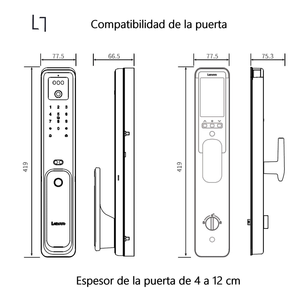 Cerradura Inteligente Lenovo A3F