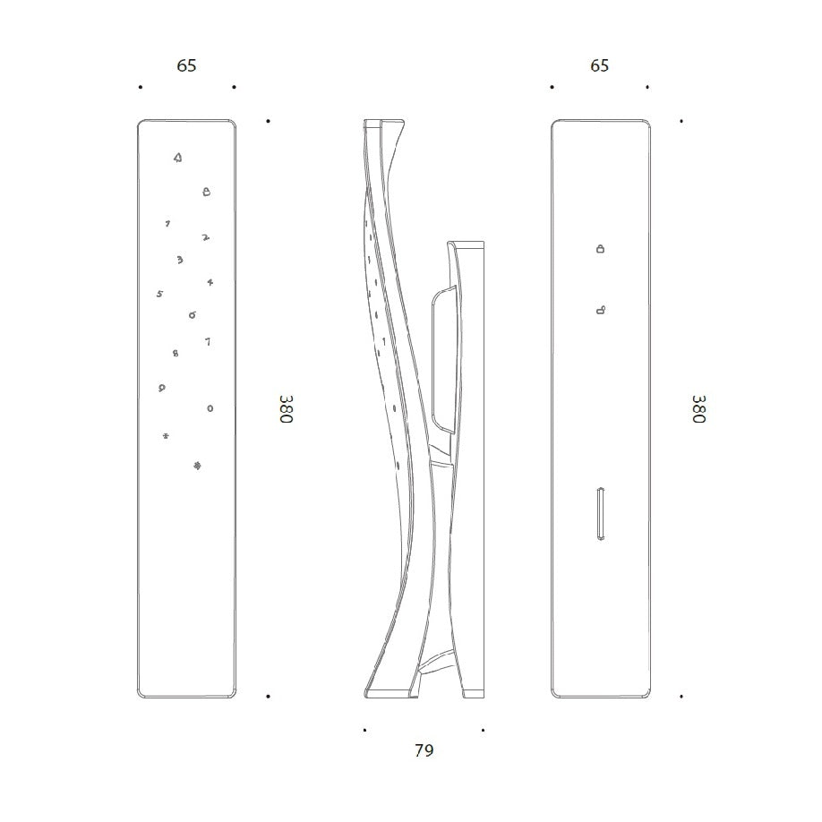 Cerradura Inteligente Moorgen T66 Zaha Hadid Edition