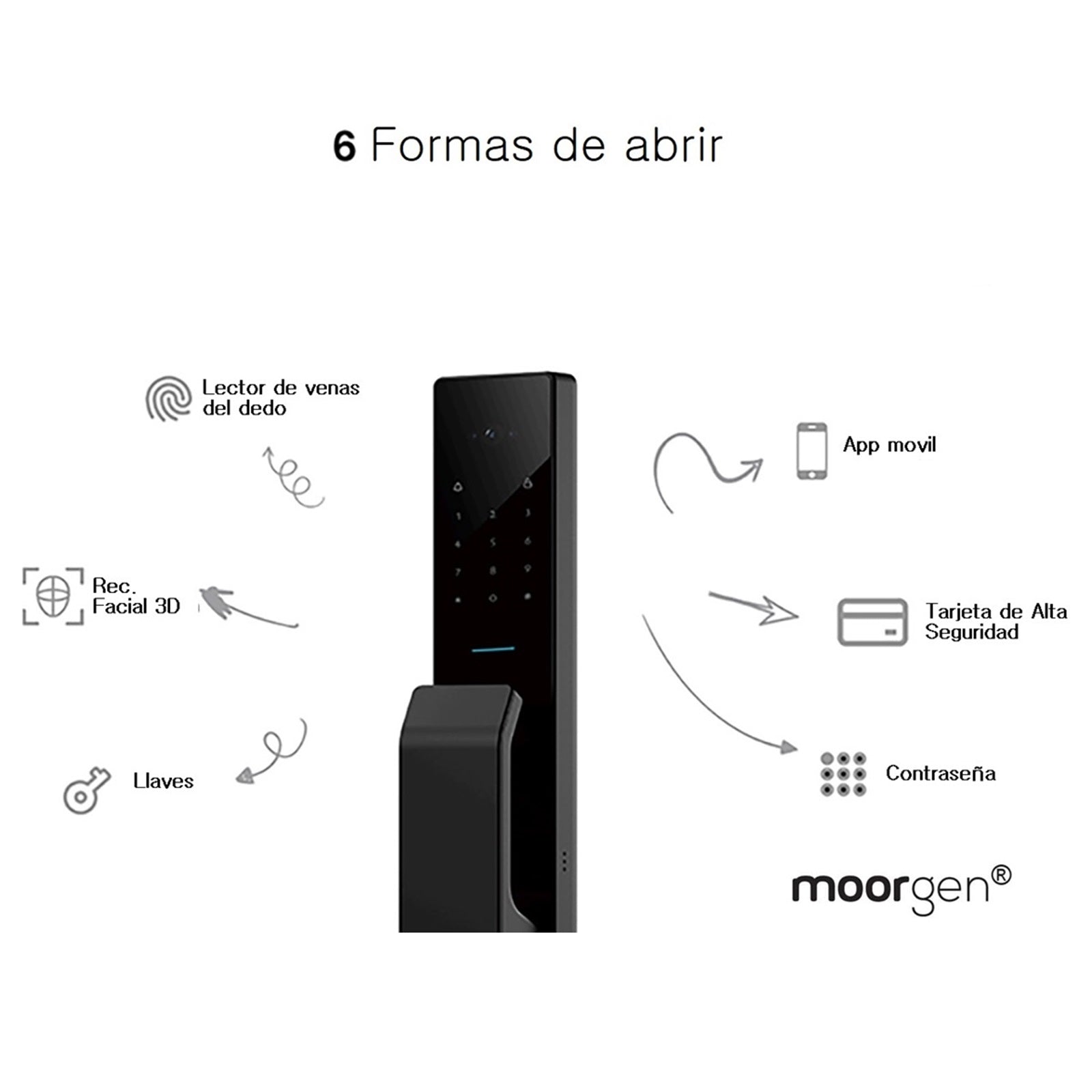 Cerradura Inteligente Moorgen T9 WiFi