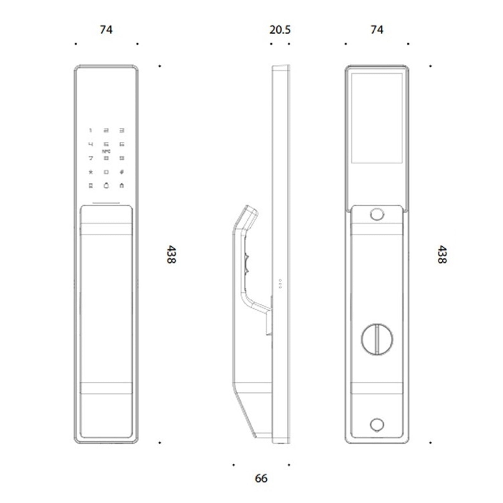 Cerradura Inteligente Moorgen T9 WiFi