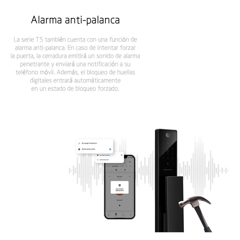 Cerradura Inteligente Moorgen T5+ WiFi