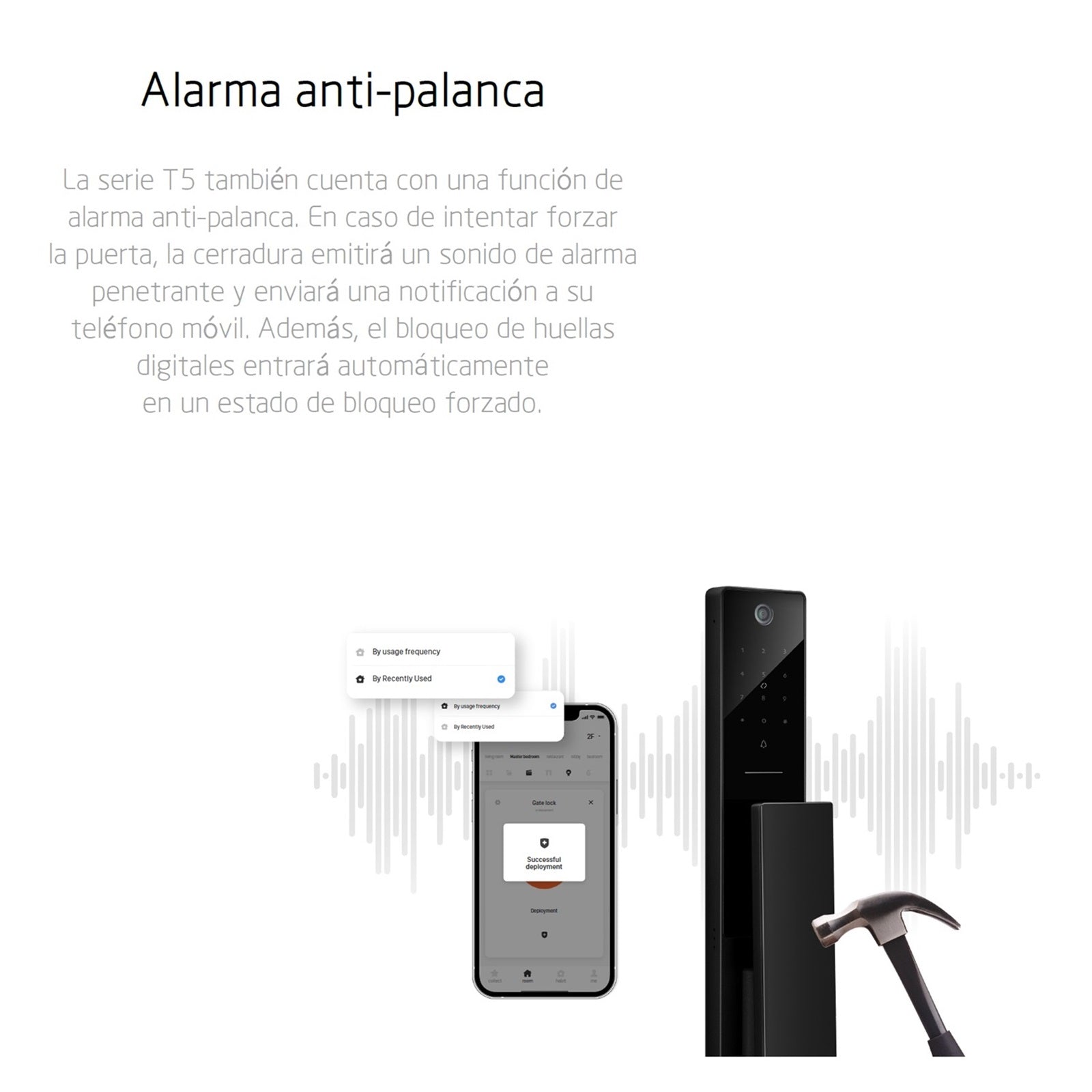 Cerradura Inteligente Moorgen T5+ WiFi