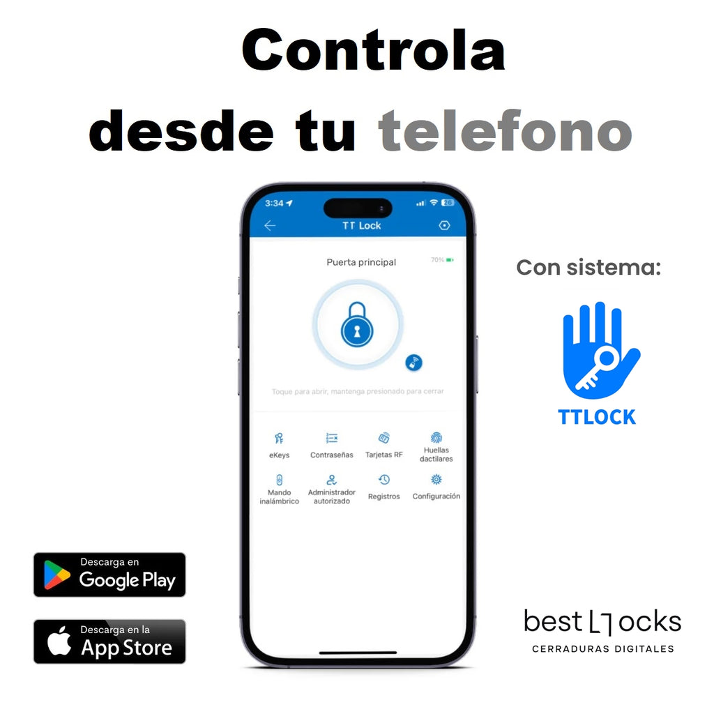 Cerradura Inteligente Bestlocks BLG01 IP65