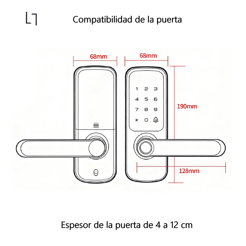 Cerradura Inteligente Bestlocks BL30