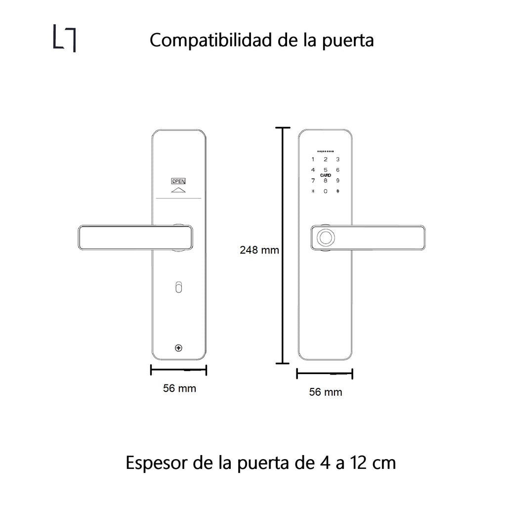 Cerradura Inteligente Bestlocks BL50