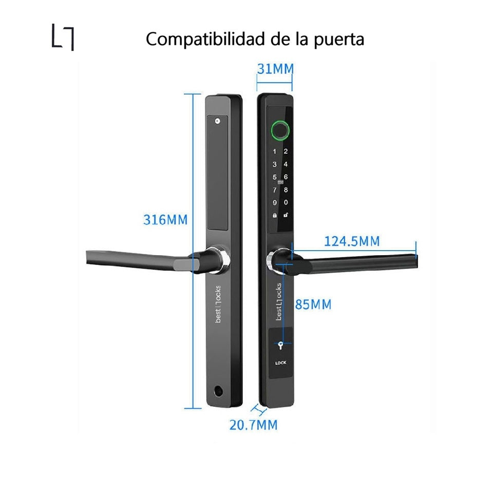 Cerradura Inteligente Bestlocks LDS Pro
