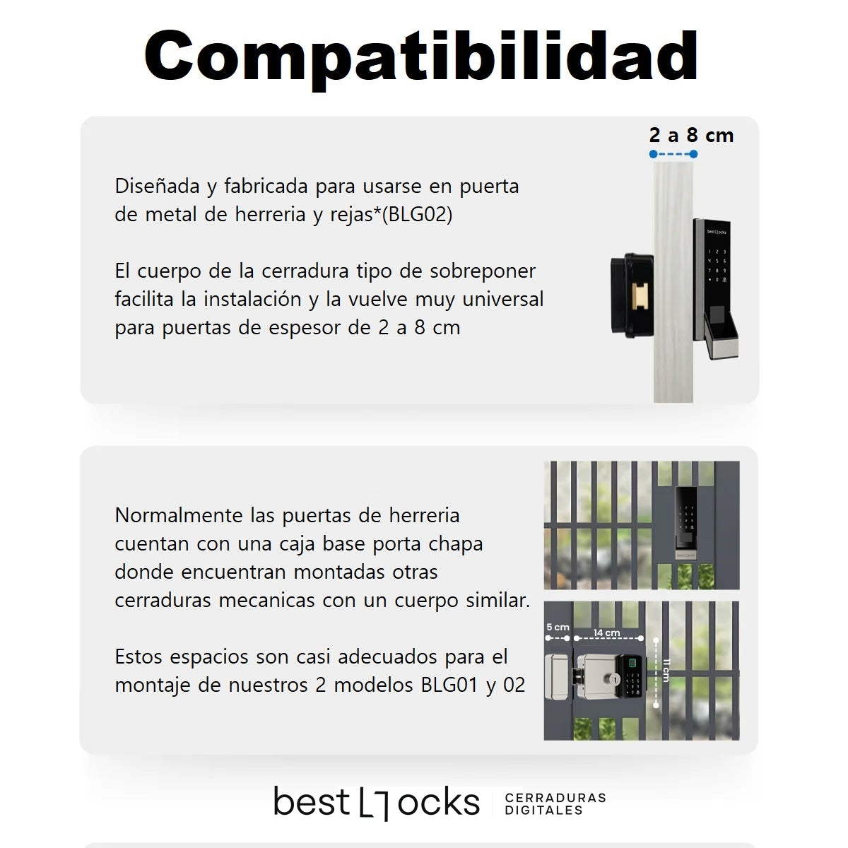 Cerradura Inteligente Bestlocks BLG01 IP65
